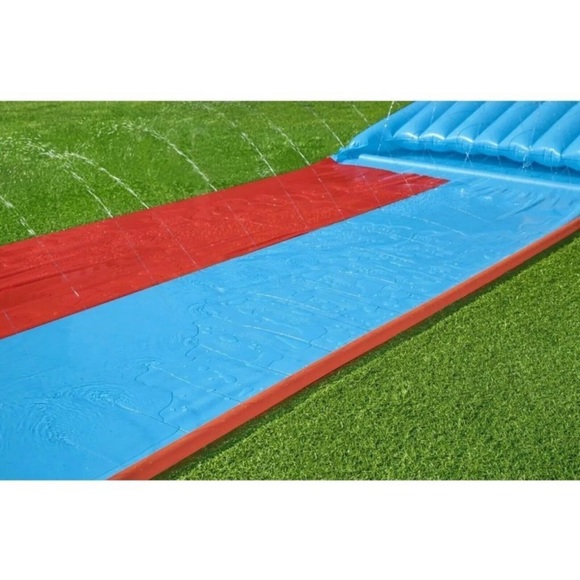 H2OGO! Tsunami Splash Ramp 16 Ft. Double Water Slide New In Box - Picture 4 of 5